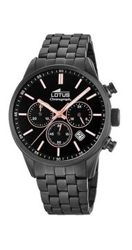 Imatge de RELLOTGE LOTUS HOME CRONO ESF. NEGRA I ROSA